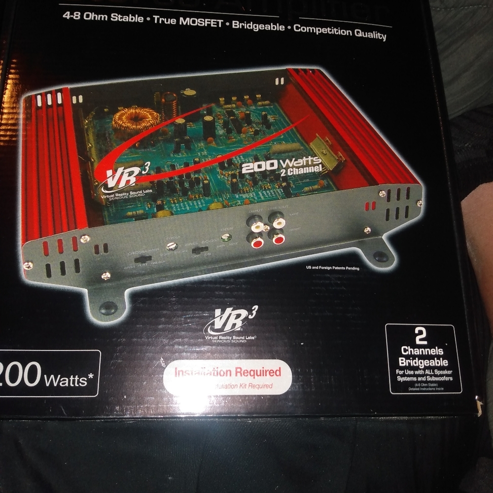 VR.3 2 channel bridgeable amp